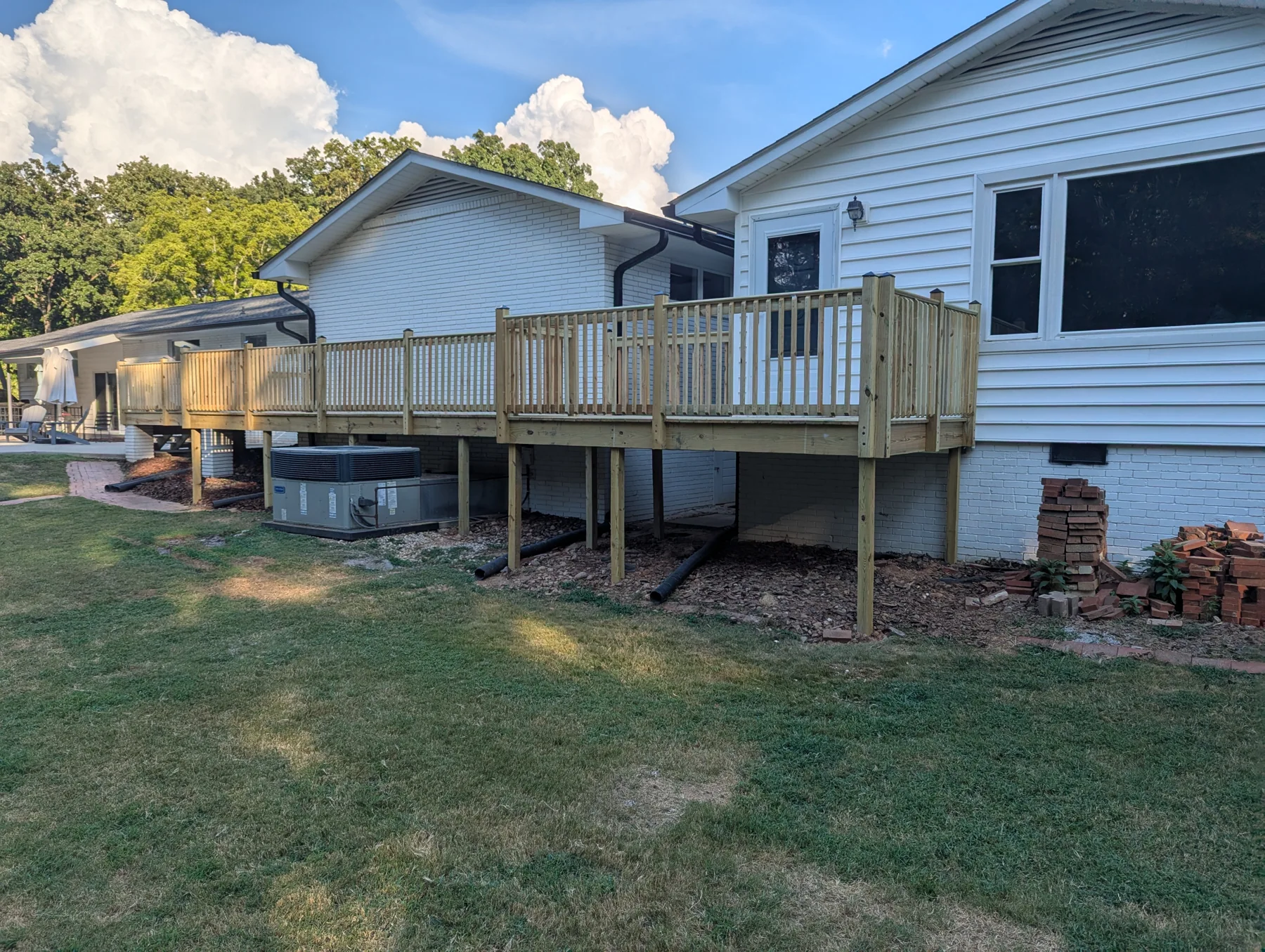 Completed deck project